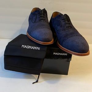 MAGNANNI - Best Quality Suede Oxfords - Slightly Worn - In Box - Made in Spain